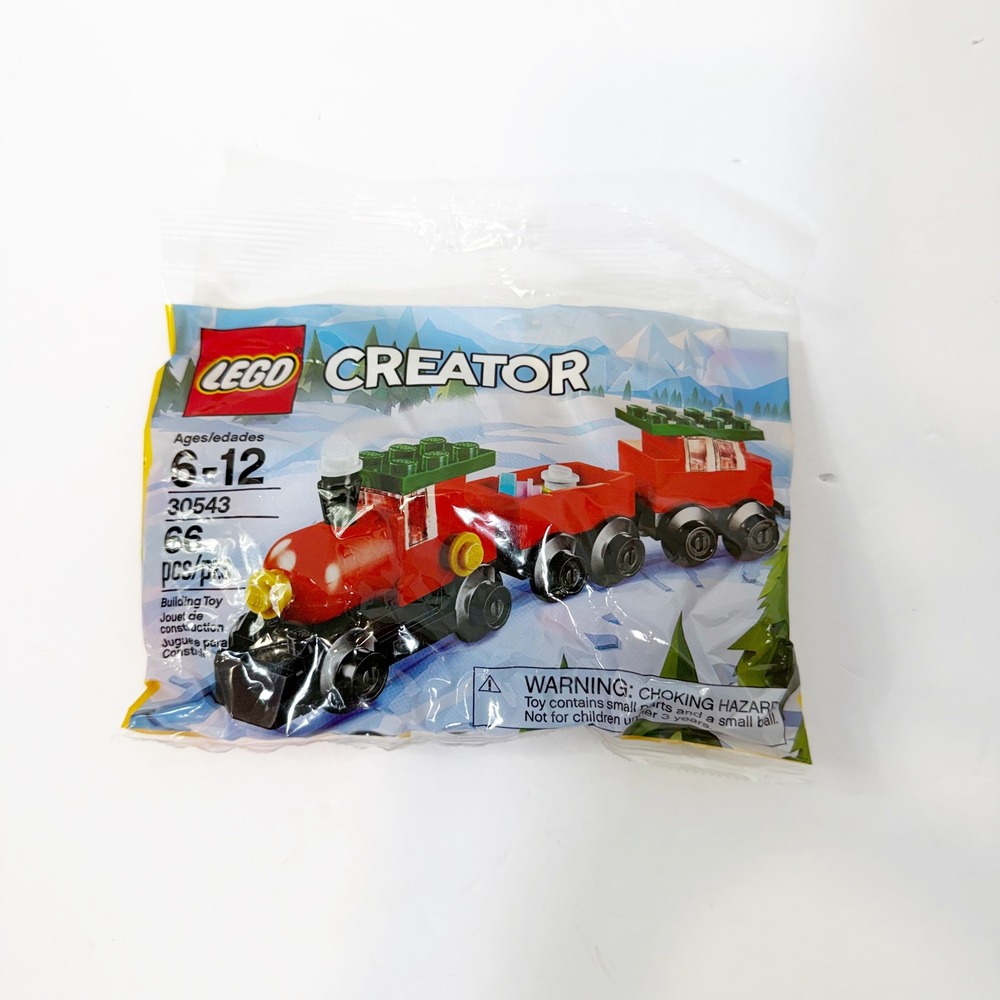 LEGO Creator Christmas Train Unisex OS Red 30543 Holiday Polybag 66 Pcs Retired